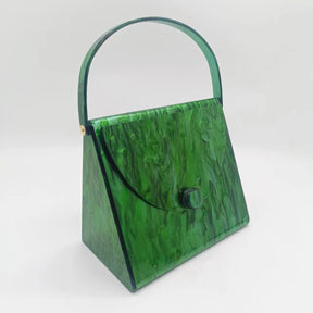 Bolsa de Acrílico de Luxo Bath | Clutch Bags | Verde | Detalhe 3 | Vivièn