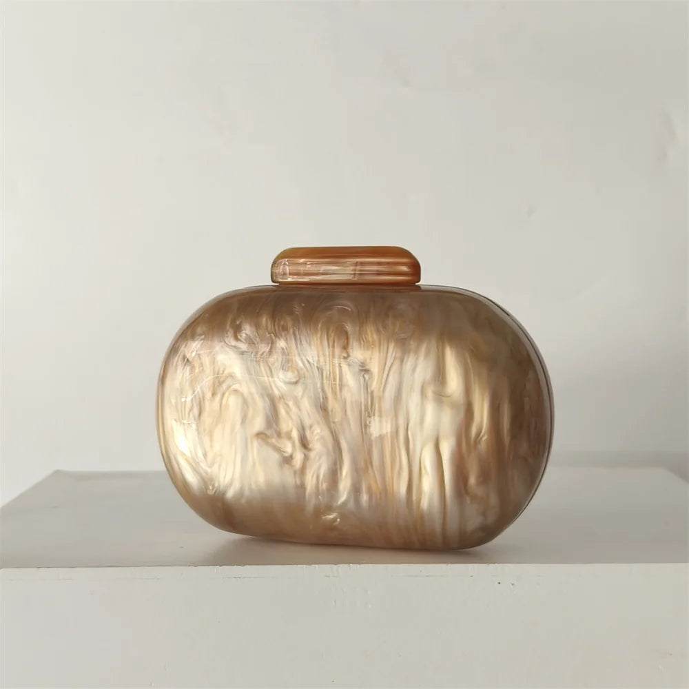 Bolsa de Acrílico Mônaco | Clutch Bags | Cores variadas | Costas | Vivièn