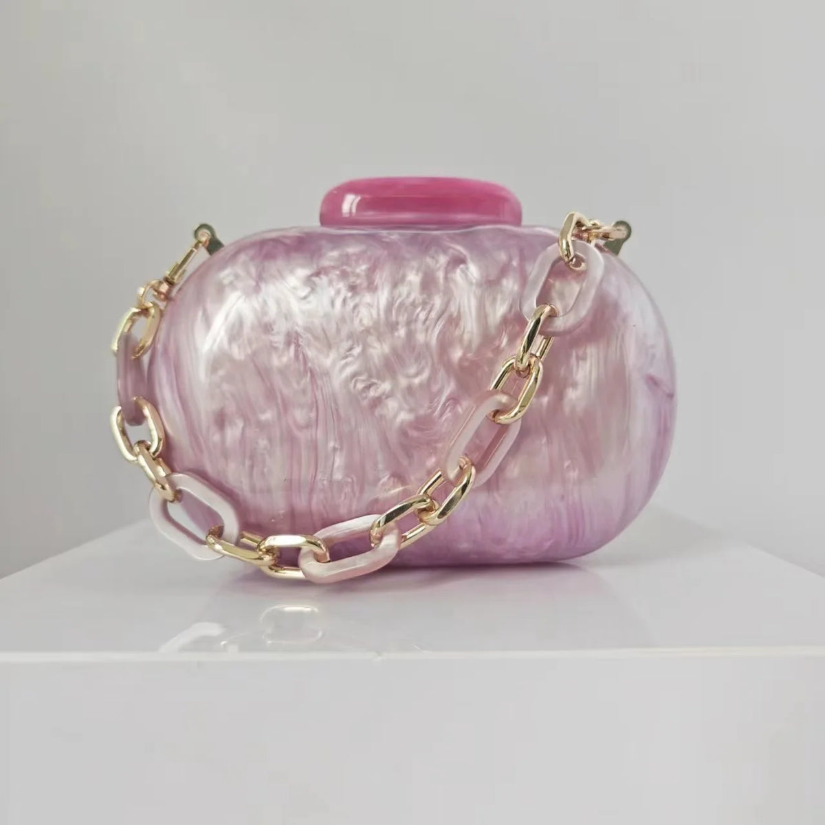 Bolsa de Acrílico Mônaco | Clutch Bags | Cores variadas | Detalhe 12 | Vivièn