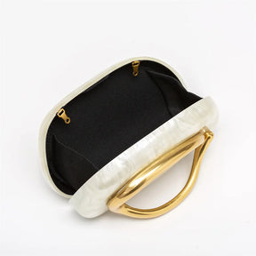 Bolsa de Acrílico Munique | Clutch Bags | Cores variadas | Costas | Vivièn