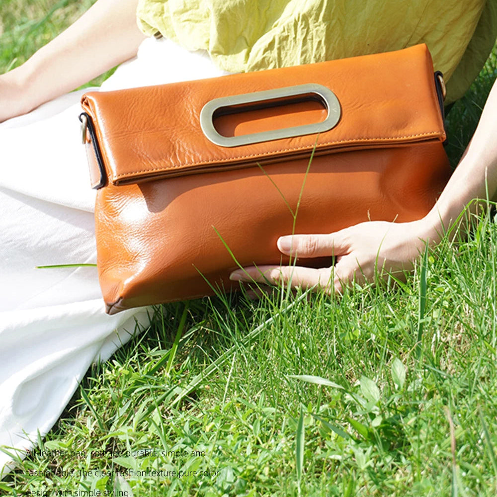 Bolsa de Couro Genuíno Seraphine | Shoulder Bags | Cores variadas | Detalhe 2 | Vivièn