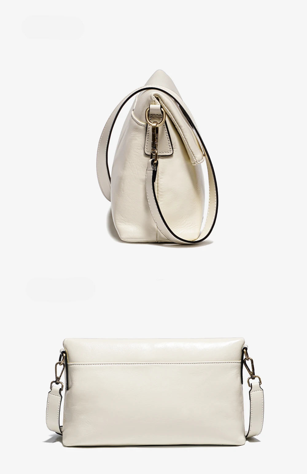 Bolsa de Couro Genuíno Seraphine | Shoulder Bags | Cores variadas | Detalhe 6 | Vivièn
