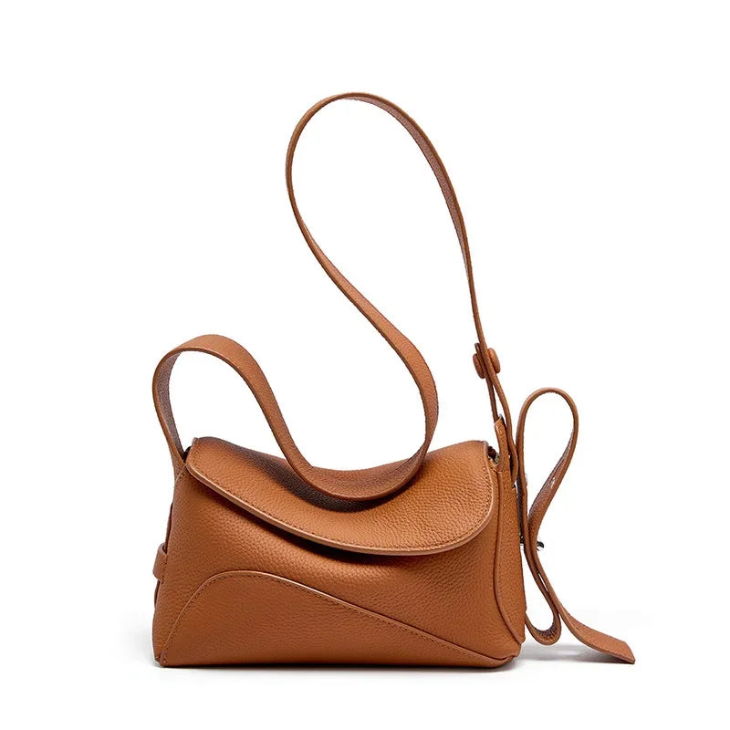 Bolsa de Couro Geométrica – Ombro e Transversal | Shoulder Bags | Cores variadas | Vivièn