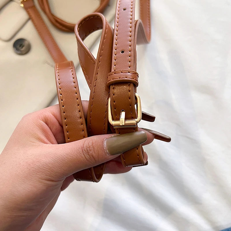 Bolsa de Couro PU Macio Berlin | Cross Body Bags | Cores variadas | Detalhe 19 | Vivièn