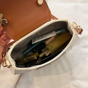 Bolsa de Couro PU Macio Berlin | Cross Body Bags | Cores variadas | Detalhe 27 | Vivièn