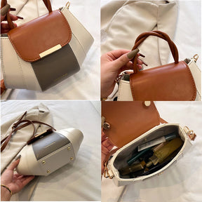 Bolsa de Couro PU Macio Berlin | Cross Body Bags | Cores variadas | Detalhe 4 | Vivièn