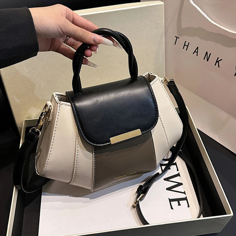 Bolsa de Couro PU Macio Berlin | Cross Body Bags | Cores variadas | Lateral | Vivièn