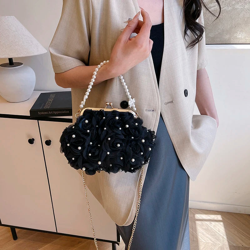 Bolsa de Jantar Elegante de Luxo Florença | Clutch Bags | Cores variadas | Detalhe 10 | Vivièn