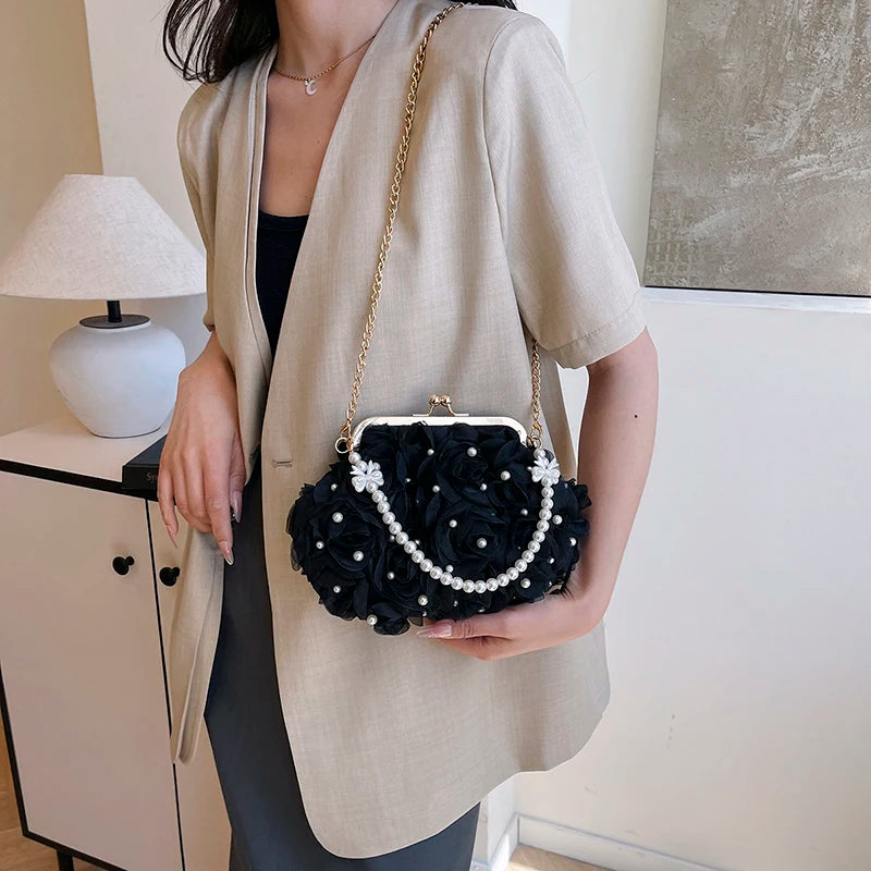 Bolsa de Jantar Elegante de Luxo Florença | Clutch Bags | Cores variadas | Detalhe 12 | Vivièn