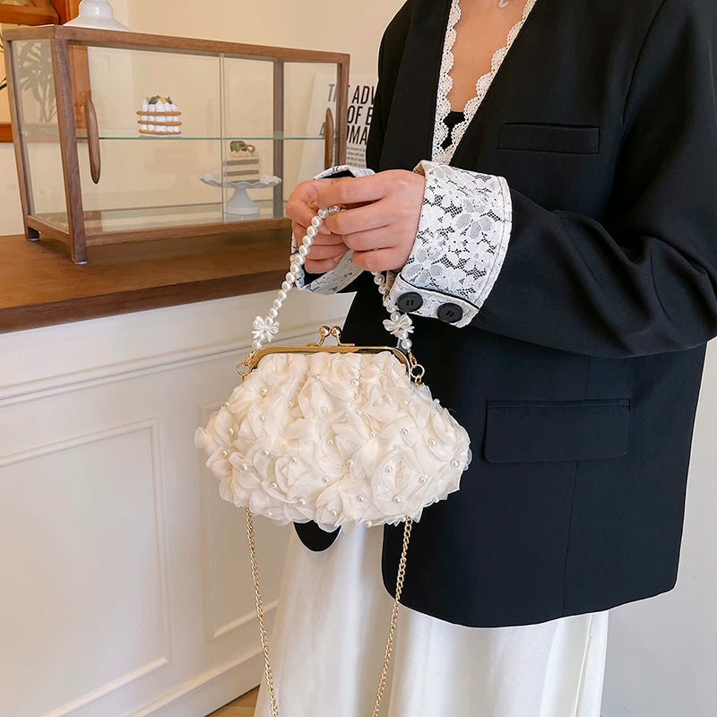 Bolsa de Jantar Elegante de Luxo Florença | Clutch Bags | Cores variadas | Detalhe 17 | Vivièn