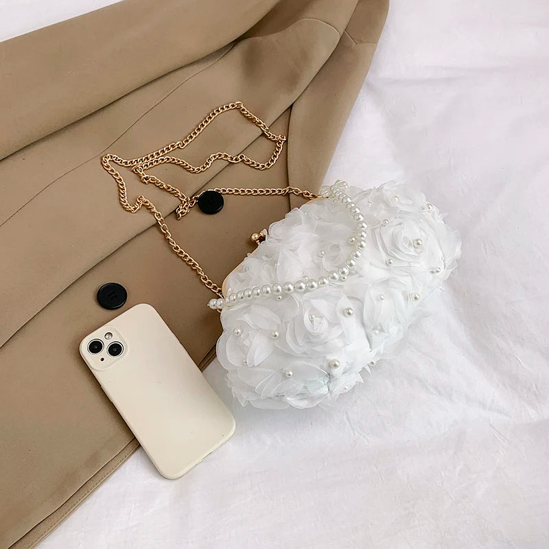 Bolsa de Jantar Elegante de Luxo Florença | Clutch Bags | Cores variadas | Detalhe 24 | Vivièn