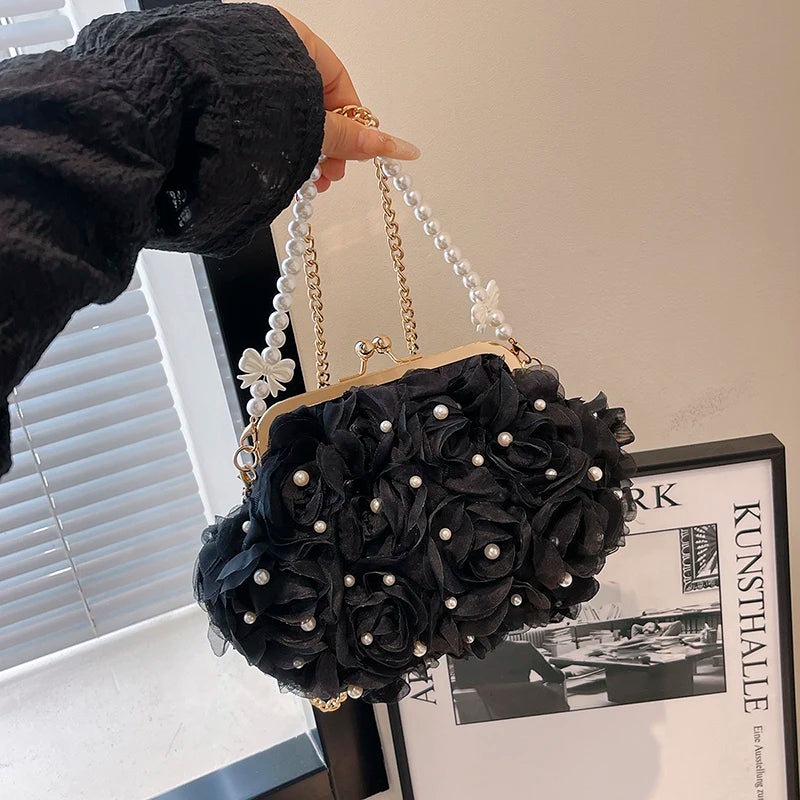 Bolsa de Jantar Elegante de Luxo Florença | Clutch Bags | Cores variadas | Detalhe 38 | Vivièn