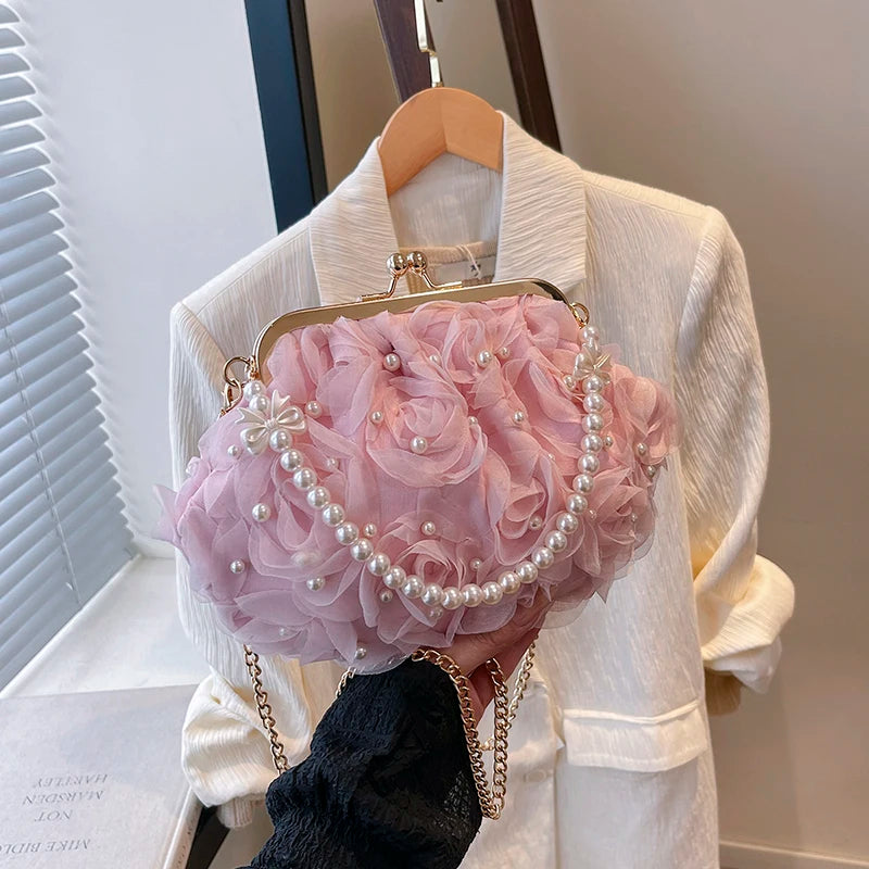 Bolsa de Jantar Elegante de Luxo Florença | Clutch Bags | Cores variadas | Detalhe 39 | Vivièn
