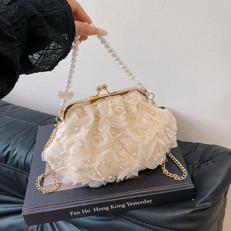 Bolsa de Jantar Elegante de Luxo Florença | Clutch Bags | Cores variadas | Detalhe 40 | Vivièn