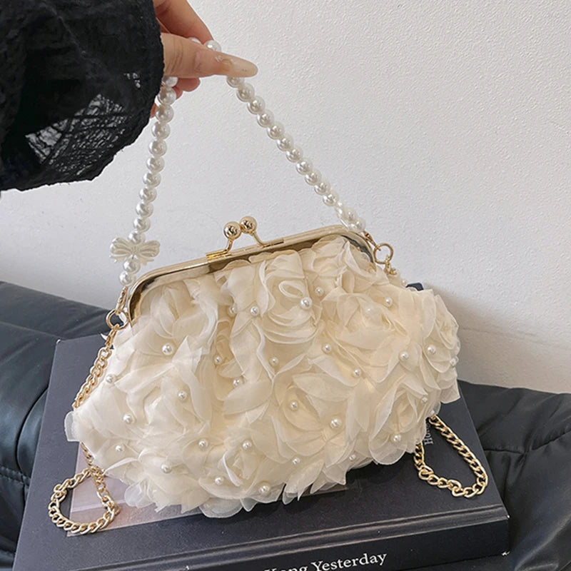 Bolsa de Jantar Elegante de Luxo Florença | Clutch Bags | Cores variadas | Detalhe 41 | Vivièn