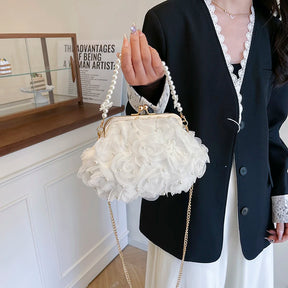 Bolsa de Jantar Elegante de Luxo Florença | Clutch Bags | Cores variadas | Detalhe 42 | Vivièn