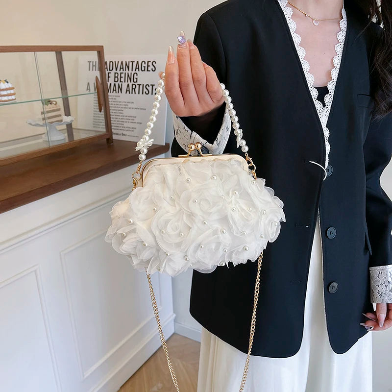 Bolsa de Jantar Elegante de Luxo Florença | Clutch Bags | Cores variadas | Detalhe 42 | Vivièn