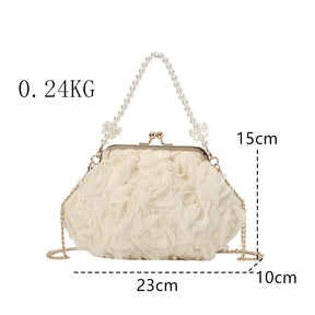 Bolsa de Jantar Elegante de Luxo Florença | Clutch Bags | Cores variadas | Lateral | Vivièn