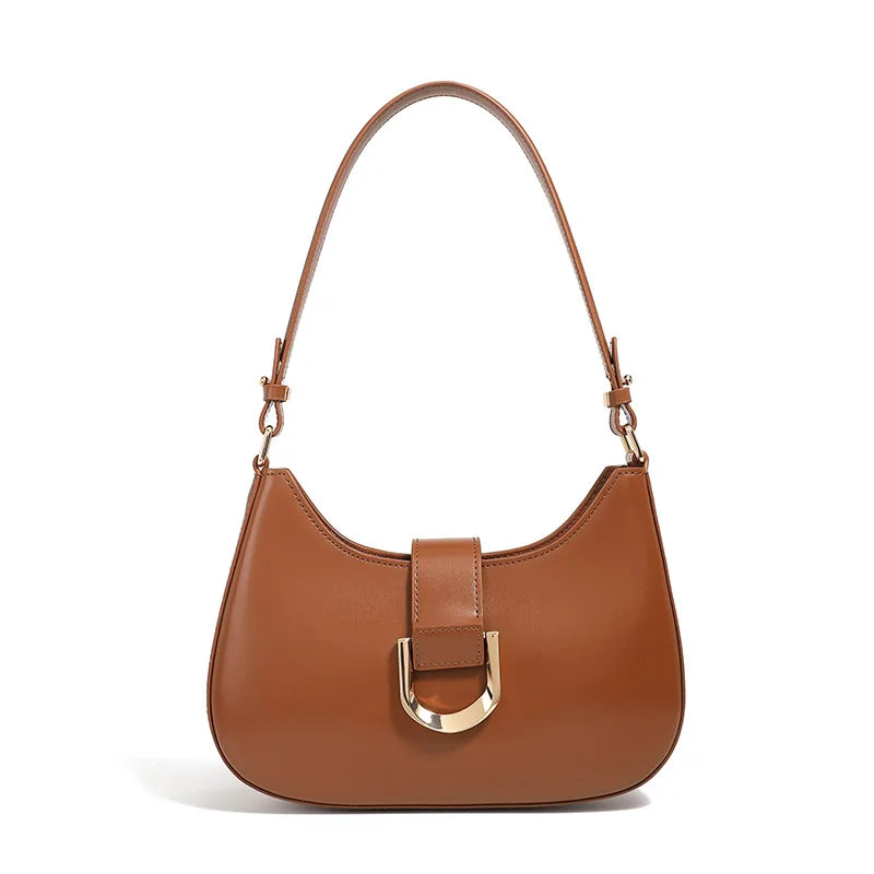 Bolsa de Ombro de Couro Charmosa | Shoulder Bags | Cores variadas | Detalhe 10 | Vivièn