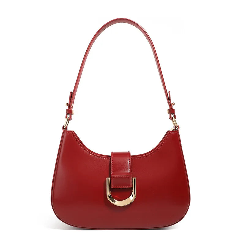 Bolsa de Ombro de Couro Charmosa | Shoulder Bags | Cores variadas | Detalhe 9 | Vivièn
