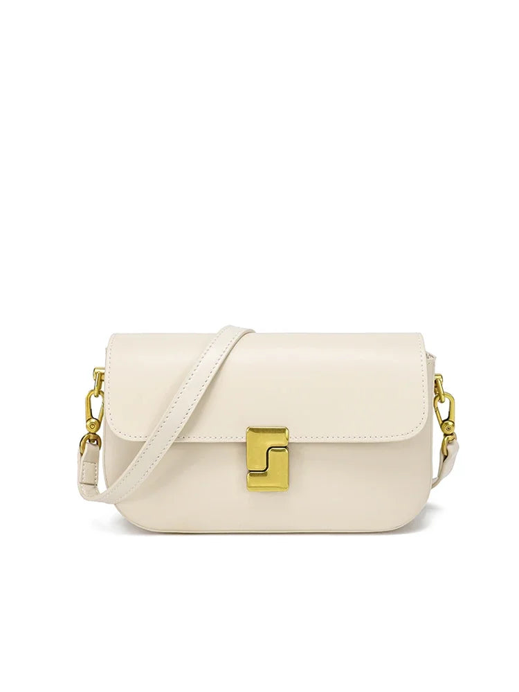 Bolsa de Ombro de Couro Edimburgo | Shoulder Bags | Cores variadas | Detalhe 2 | Vivièn