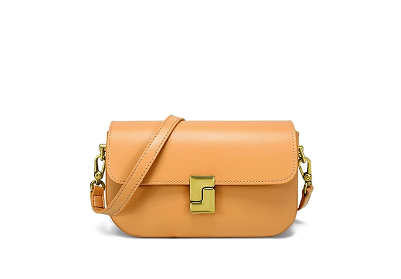 Bolsa de Ombro de Couro Edimburgo | Shoulder Bags | Cores variadas | Detalhe 3 | Vivièn