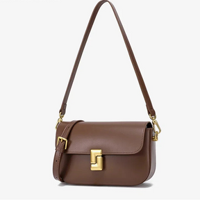Bolsa de Ombro de Couro Edimburgo | Shoulder Bags | Cores variadas | Detalhe 4 | Vivièn