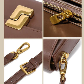 Bolsa de Ombro de Couro Edimburgo | Shoulder Bags | Cores variadas | Detalhe 5 | Vivièn