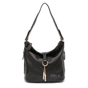 Bolsa de Ombro de Couro Genuíno Camille | Shoulder Bags | Cores variadas | Detalhe 10 | Vivièn