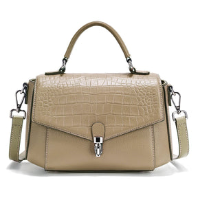 Bolsa de Ombro de Couro Genuíno Carmine | Shoulder Bags | Cores variadas | Detalhe 8 | Vivièn