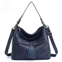 Bolsa de Ombro de Couro Genuíno Delphine | Bucket Bags | Cores variadas | Detalhe 10 | Vivièn