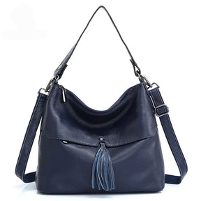 Bolsa de Ombro de Couro Genuíno Delphine | Bucket Bags | Cores variadas | Detalhe 10 | Vivièn
