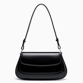 Bolsa de Ombro de Couro Genuíno Isadora | Shoulder Bags | Cores variadas | Detalhe 11 | Vivièn
