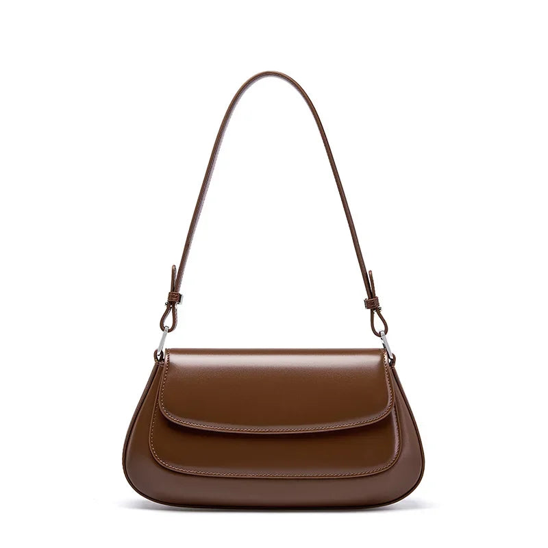 Bolsa de Ombro de Couro Genuíno Isadora | Shoulder Bags | Cores variadas | Detalhe 12 | Vivièn