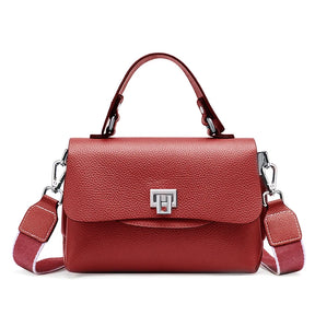Bolsa de Ombro de Couro Genuíno Isla | Cross Body Bags | Cores variadas | Detalhe 7 | Vivièn