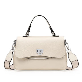 Bolsa de Ombro de Couro Genuíno Isla | Cross Body Bags | Cores variadas | Detalhe 9 | Vivièn