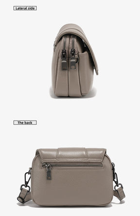 Bolsa de Ombro de Couro Genuíno Juliette | Cross Body Bags | Cores variadas | Detalhe 3 | Vivièn