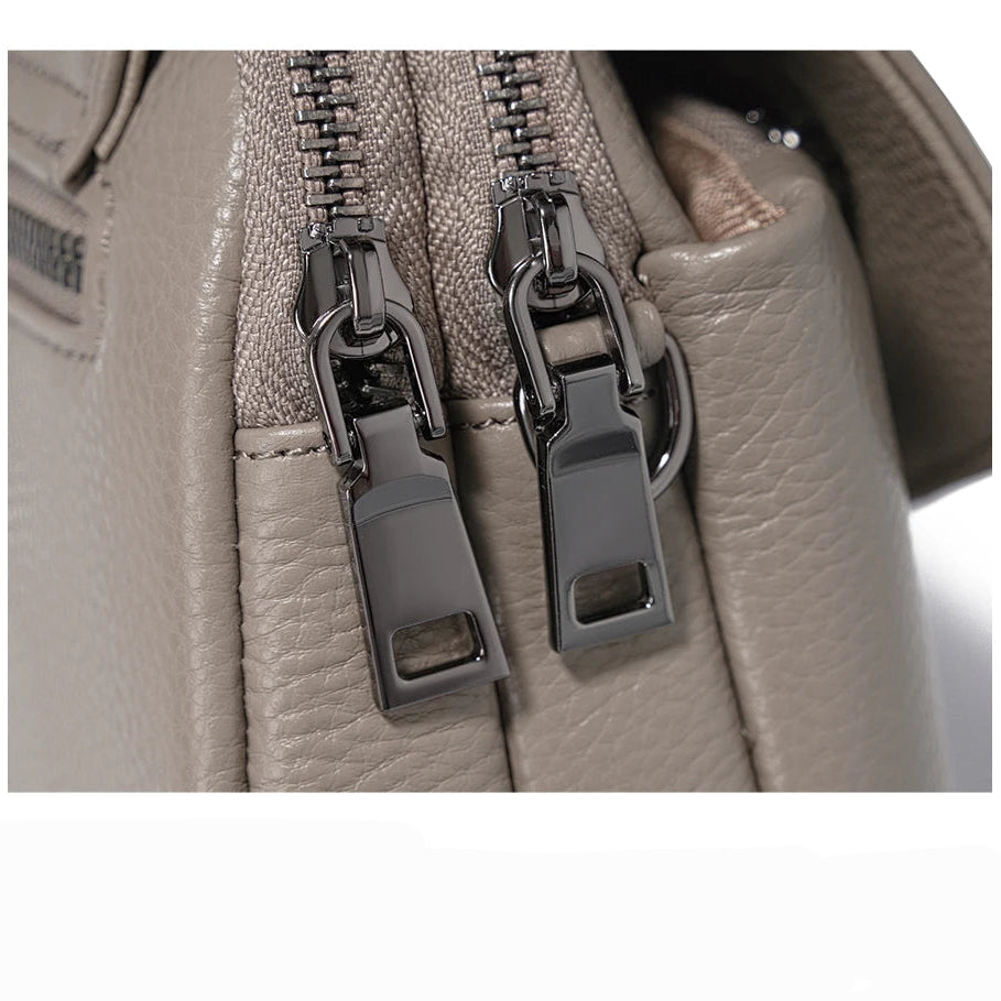 Bolsa de Ombro de Couro Genuíno Juliette | Cross Body Bags | Cores variadas | Detalhe 6 | Vivièn