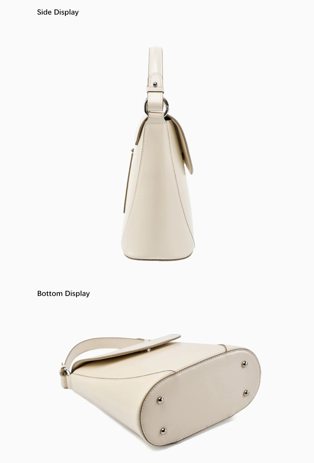 Bolsa de Ombro e Crossbody de Couro Versailles | Shoulder Bags | Cores variadas | Detalhe 5 | Vivièn