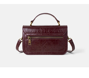 Bolsa Feminina de Couro Genuíno Barcelona | Cross Body Bags | Cores variadas | Detalhe 4 | Vivièn