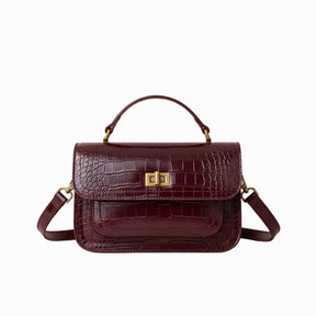 Bolsa Feminina de Couro Genuíno Barcelona | Cross Body Bags | Cores variadas | Vivièn