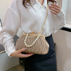 Bolsa Feminina de Couro PU Luxo Veneza | Clutch Bags | Cores variadas | Detalhe 11 | Vivièn