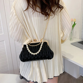 Bolsa Feminina de Couro PU Luxo Veneza | Clutch Bags | Cores variadas | Detalhe 16 | Vivièn
