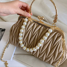 Bolsa Feminina de Couro PU Luxo Veneza | Clutch Bags | Cores variadas | Detalhe 25 | Vivièn