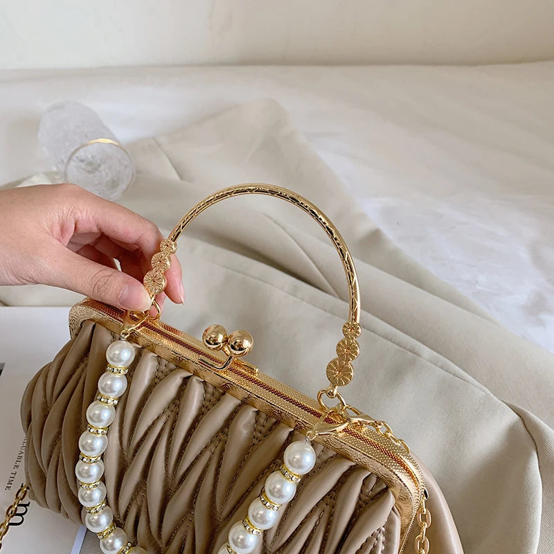 Bolsa Feminina de Couro PU Luxo Veneza | Clutch Bags | Cores variadas | Detalhe 26 | Vivièn