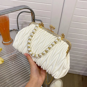 Bolsa Feminina de Couro PU Luxo Veneza | Clutch Bags | Cores variadas | Detalhe 29 | Vivièn