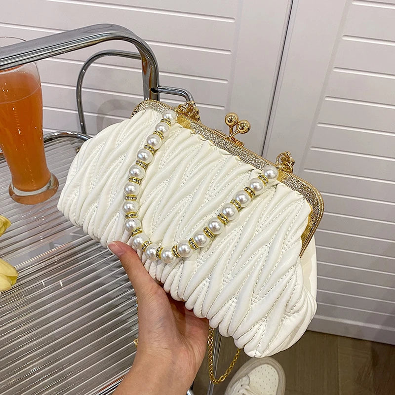 Bolsa Feminina de Couro PU Luxo Veneza | Clutch Bags | Cores variadas | Detalhe 29 | Vivièn