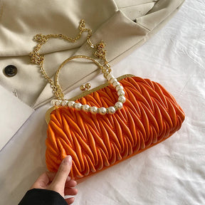 Bolsa Feminina de Couro PU Luxo Veneza | Clutch Bags | Cores variadas | Detalhe 40 | Vivièn