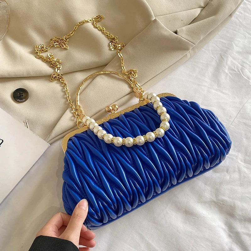 Bolsa Feminina de Couro PU Luxo Veneza | Clutch Bags | Cores variadas | Detalhe 41 | Vivièn