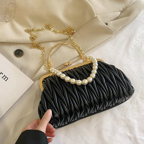 Bolsa Feminina de Couro PU Luxo Veneza | Clutch Bags | Cores variadas | Detalhe 44 | Vivièn